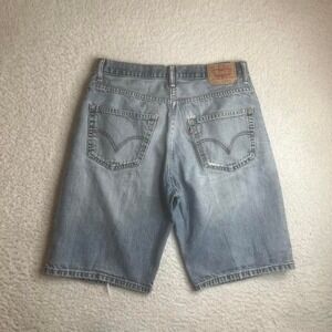 Y2K Levi's 559 loose straight repaired men's fit jorts outdoors baggy 34